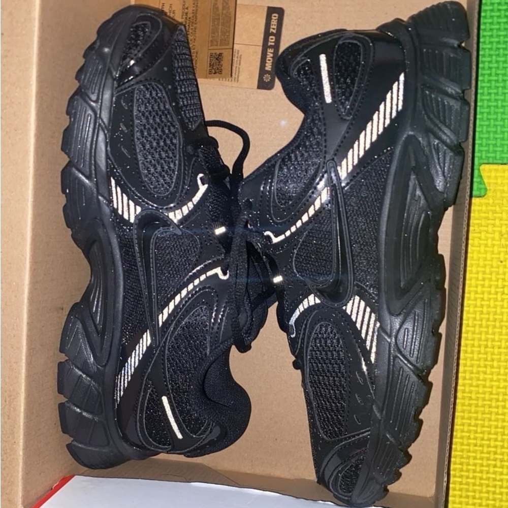Nike Women's Black Athletic Running Shoes with White Accents